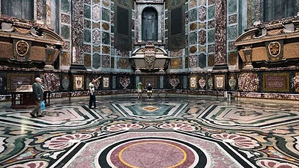 cappelle medicee sala interna